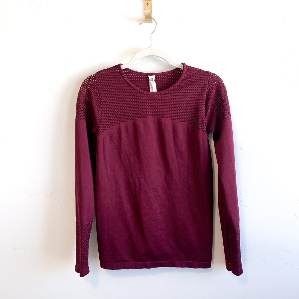 Fabletics Musetta Seamless Mesh Long Sleeve Shirt - Picture 2 of 8
